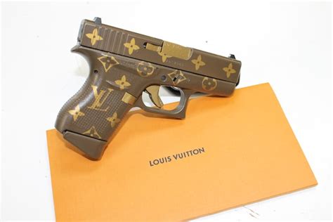 pink louis vuitton glock|Glock 43 (1 Of 1 Louis Vuitton Collab) .